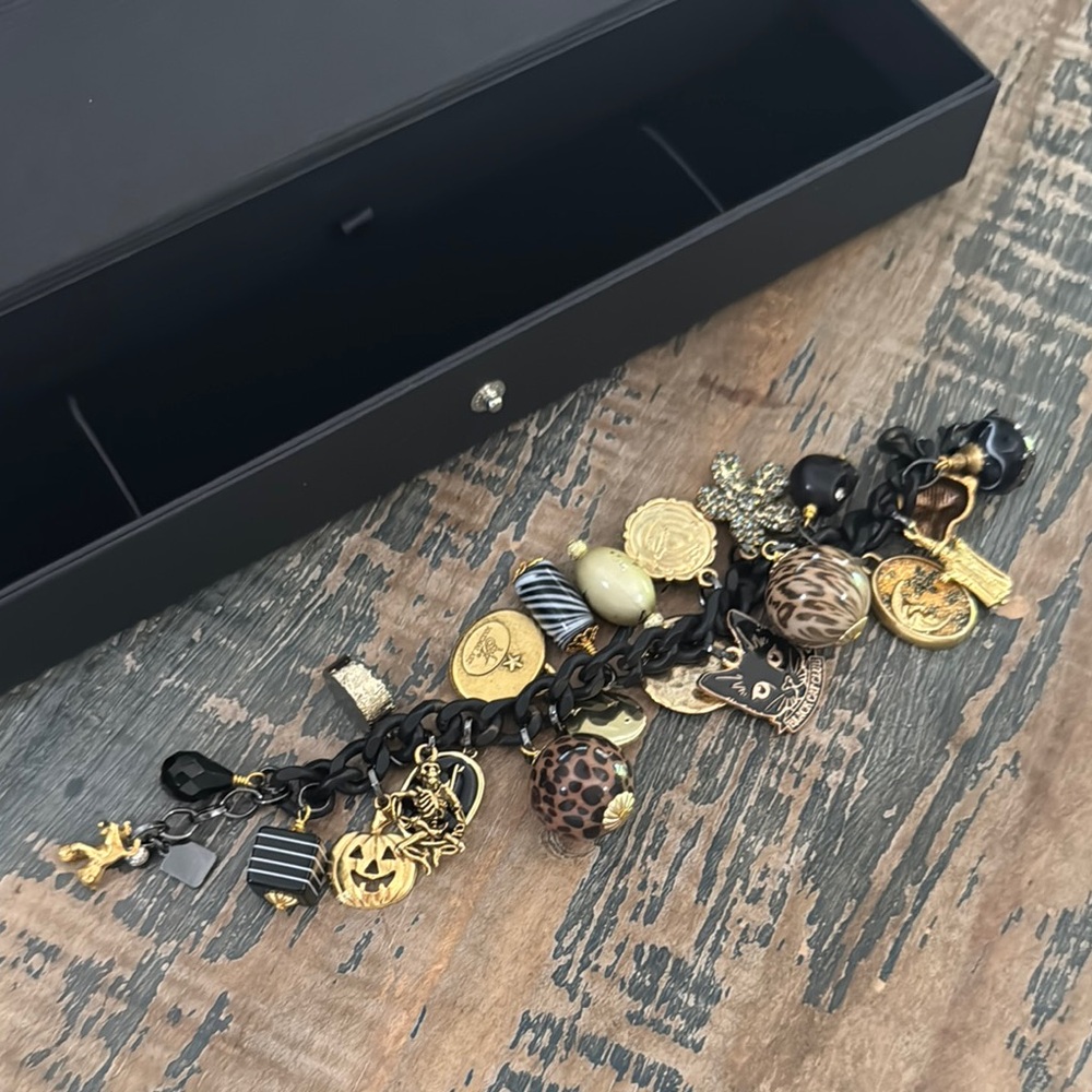 Halloween Beaded Bracelet